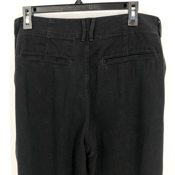 EVERLANE Women's The Utility Pant Size 2 Black Buttersoft Barrel Leg NWT - Picture 10 of 11